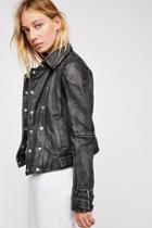 Avis Leather Jacket By We The Free At Free People